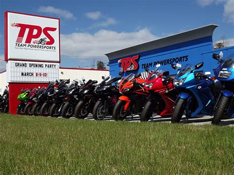 Team powersports - Team Motorsports is a powersports dealership located in De Pere, WI. We sell new and pre-owned Motorcycles, Dirt Bikes, Scooters, ATVs, Side by Sides and Power Equipment from Honda, Suzuki, Polaris, Yamaha and Kawasaki with excellent financing and pricing options. 